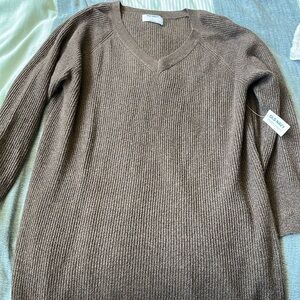 Brown fall/winter sweater dress